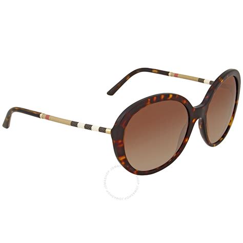 burberry sunglasses be 3094114513 gold black gradient brown|Burberry Brown Gradient Round Ladies Sunglasses BE3094.